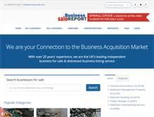 Tablet Screenshot of business-sale.com